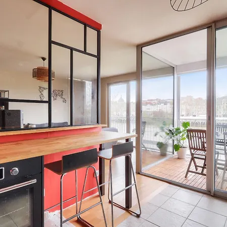 Sejour Sur L'Ile De Nantes Avec Vue Sur La Loire Appartement Buitenkant foto
