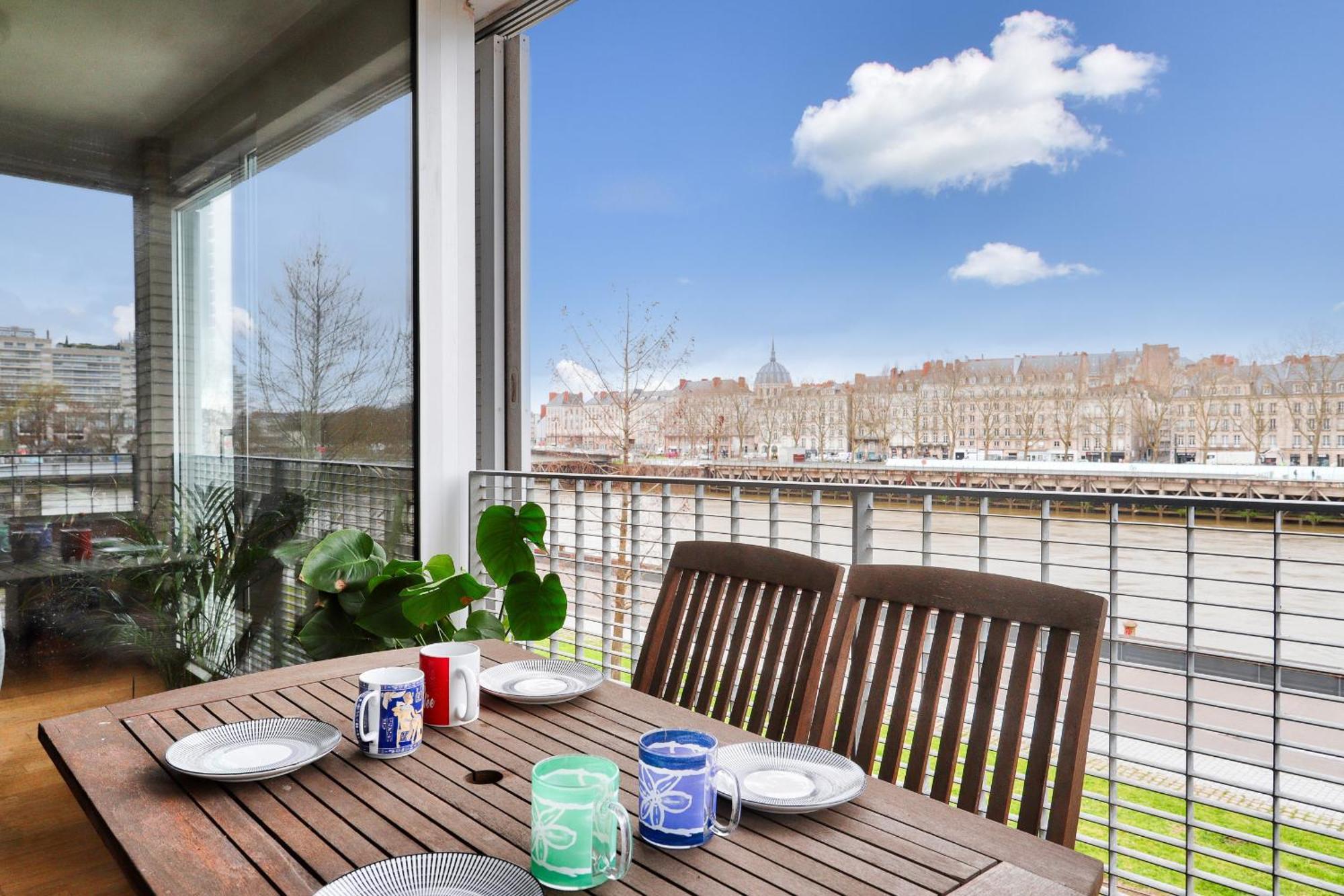 Sejour Sur L'ile De Avec Vue Sur La Loire Apartment Nantes